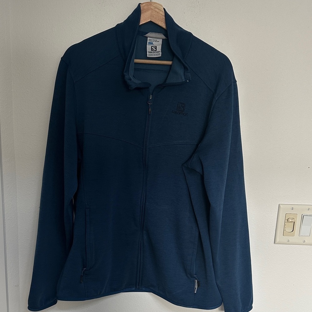 Salomon Dark/medium Blue Zip-Up Jacket
